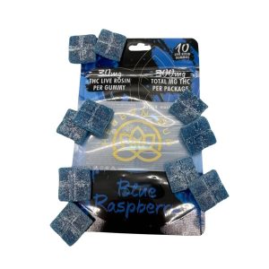 Delta-9 THC Gummies – 300mg – Blue Raspberry